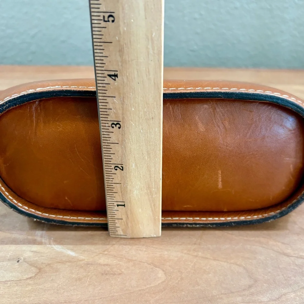 Patricia Nash Lavoria Brown Leather Top Zip Crossbody Bag - No Chain or Strap - Picture 9 of 16